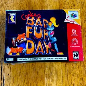NEVER OPENED Conker’s Bad Fur Day